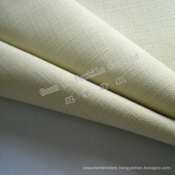 Solid Upholstery Polyester Linen Fabric for Sofa